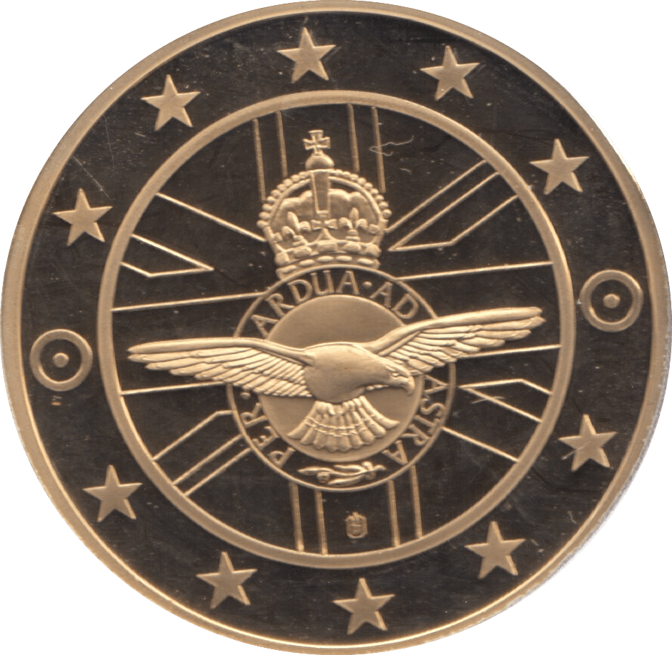 2000 BRITISH MILITARY AIRCRAFT COIN UNITED KINGDOM HS HARRIER MEDALLION ...