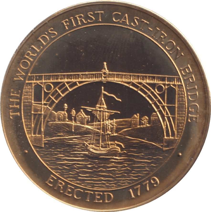 2000 CAST-IRON BRIDGE MEDALLION M22 MEDALS & MEDALLIONS Cambridgeshire ...