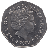 2000 CHRISTIANITY IN MANN 50P ISLE OF MAN - WORLD COINS - Cambridgeshire Coins