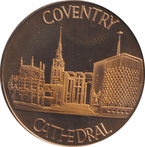 2000 COVENTRY CATHEDRAL MEDALLION M36 - MEDALS & MEDALLIONS - Cambridgeshire Coins