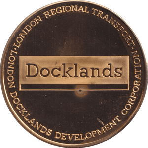 2000 DOCKLANDS MEDALLION M56 - MEDALS & MEDALLIONS - Cambridgeshire Coins