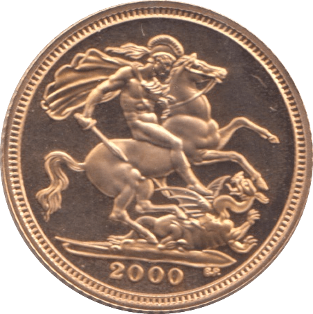 2000 GOLD HALF - SOVEREIGN ( PROOF ) - HALF SOVEREIGN - Cambridgeshire Coins