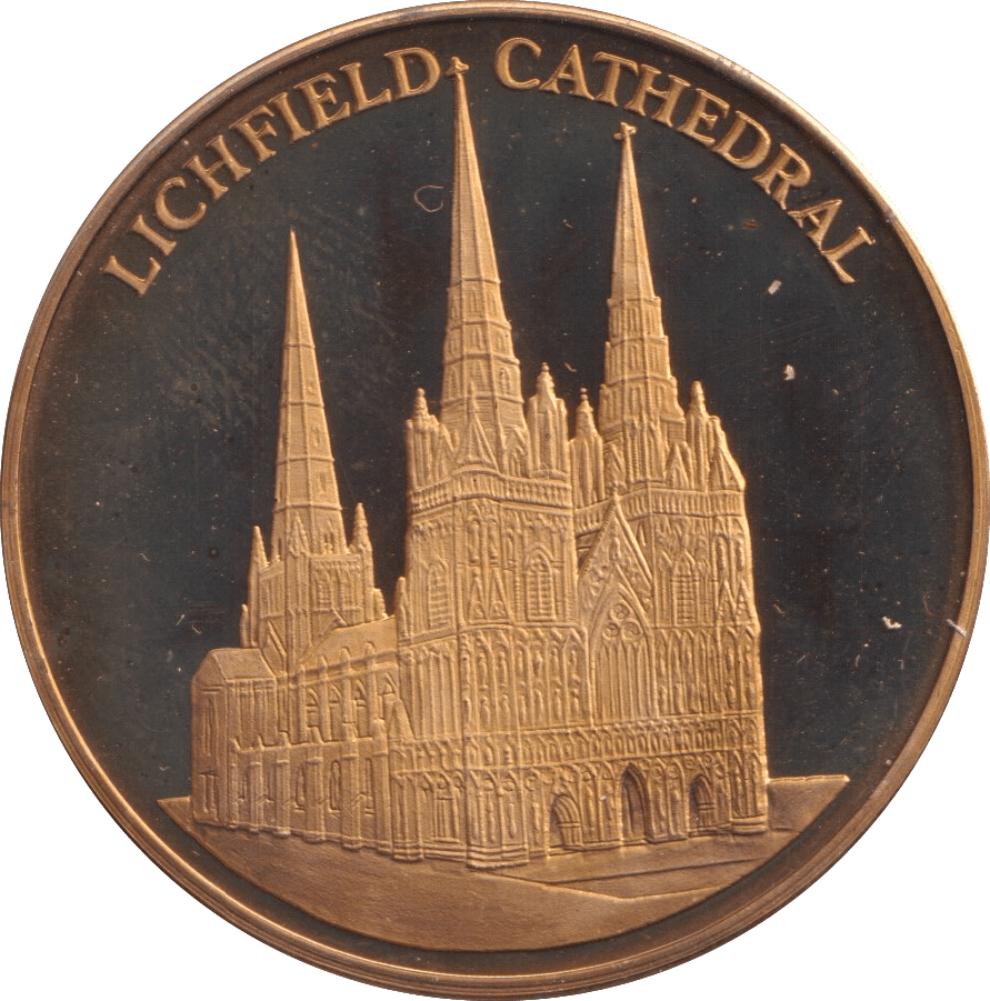 2000 LICHFIELD CATHEDRAL MEDALLION M51 - MEDALS & MEDALLIONS - Cambridgeshire Coins