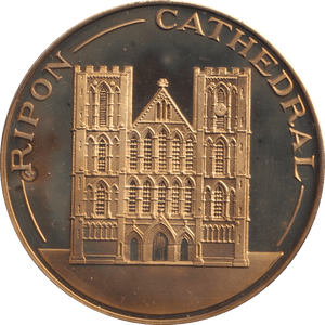 2000 RIPON CATHEDRAL MEDALLION M37 - MEDALS & MEDALLIONS - Cambridgeshire Coins