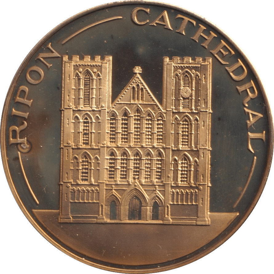 2000 RIPON CATHEDRAL MEDALLION M37 - MEDALS & MEDALLIONS - Cambridgeshire Coins