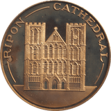 2000 RIPON CATHEDRAL MEDALLION M37 - MEDALS & MEDALLIONS - Cambridgeshire Coins