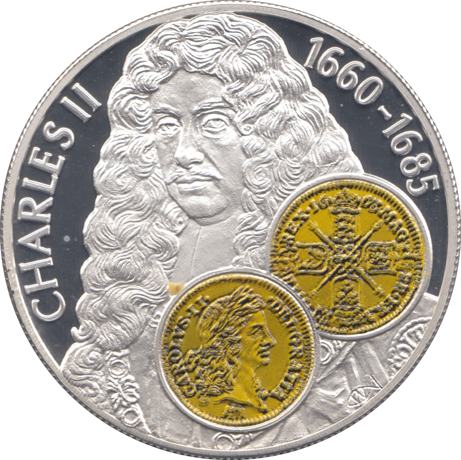 2001 FIFTY PENCE CHARLES II - 50p BU - Cambridgeshire Coins