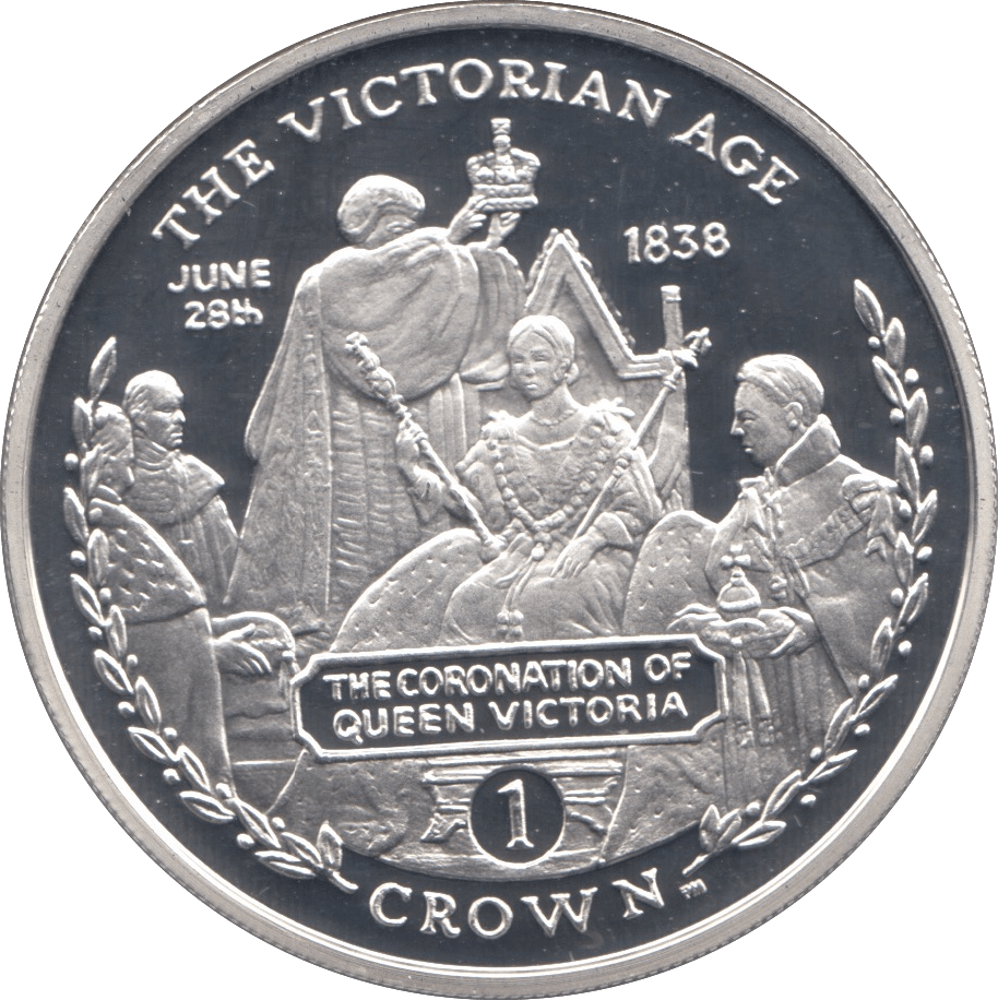 2001 SILVER PROOF ONE CROWN THE VICTORIAN AGE GIBRALTAR - SILVER WORLD COINS - Cambridgeshire Coins