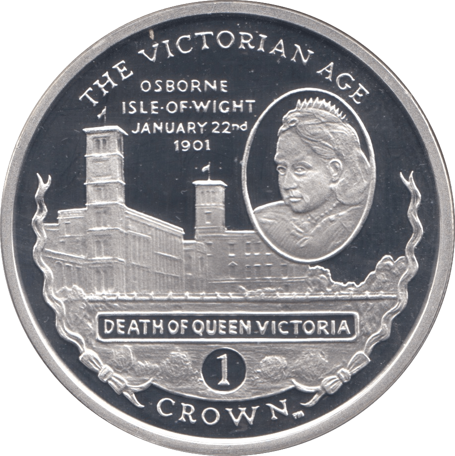 2001 SILVER PROOF ONE CROWN THE VICTORIAN AGE GIBRALTAR - SILVER WORLD COINS - Cambridgeshire Coins