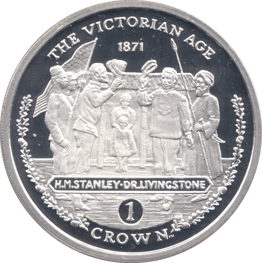 2001 SILVER PROOF ONE CROWN THE VICTORIAN AGE GIBRALTAR - SILVER WORLD COINS - Cambridgeshire Coins