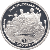 2001 SILVER PROOF ONE CROWN THE VICTORIAN AGE GIBRALTAR - SILVER WORLD COINS - Cambridgeshire Coins