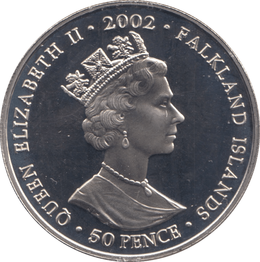 2002 50 PENCE FALKLAND ISLANDS F170 - CROWN - Cambridgeshire Coins