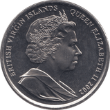 2002 ELIZABETH $1 BRITISH VIRGIN ISLANDS F317 - WORLD COINS - Cambridgeshire Coins