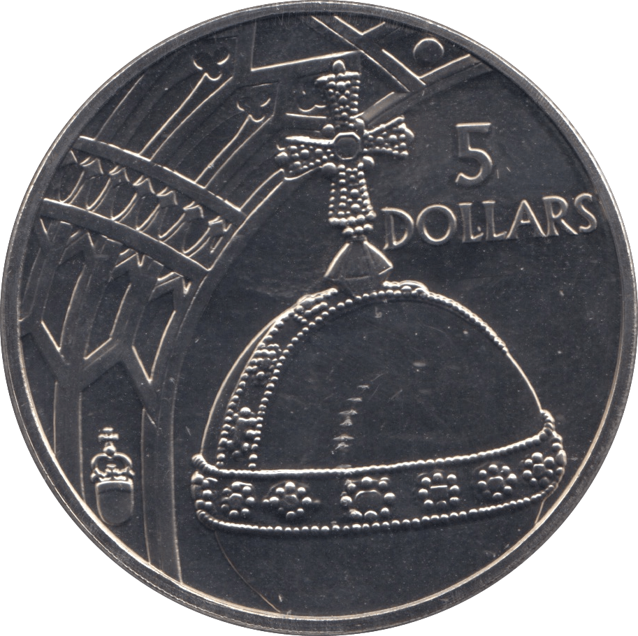 2002 FIVE DOLLARS SOLOMON ISLANDS F620 - WORLD COINS - Cambridgeshire Coins