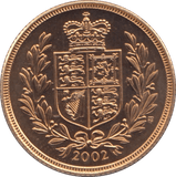 2002 GOLD SOVEREIGN ( BU ) - SOVEREIGN - Cambridgeshire Coins
