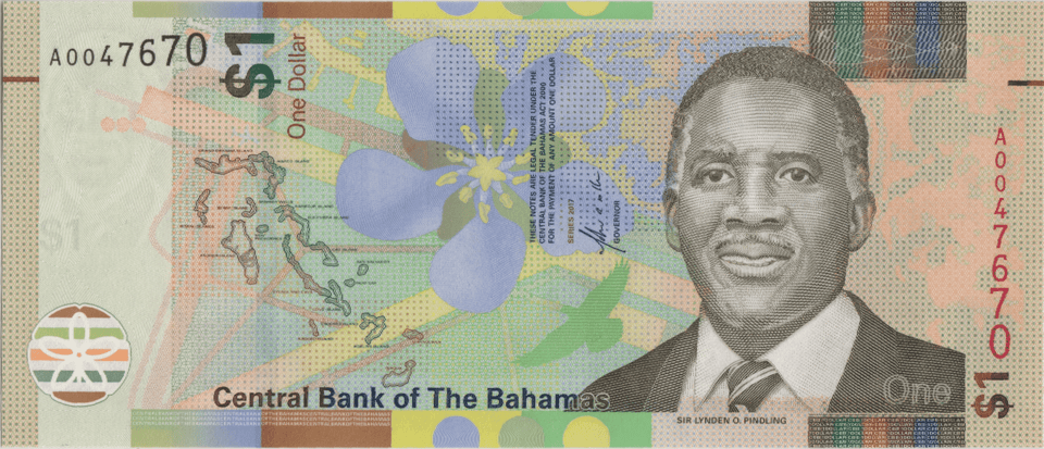 2002 ONE DOLLAR BANKNOTE BAHAMAS REF 956 - World Banknotes - Cambridgeshire Coins