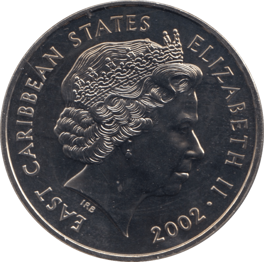 2002 ONE DOLLAR EAST CARIBBEAN STATES F345 - WORLD COINS - Cambridgeshire Coins