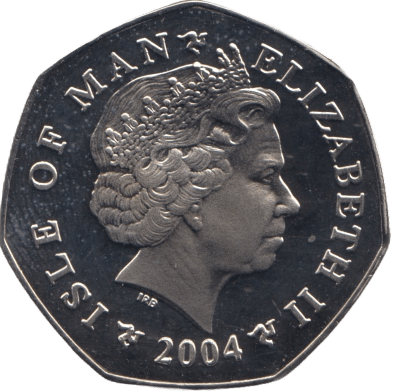 2004 PROOF WATER MILL CHRISTMAS 50P ISLE OF MAN - 50P CHRISTMAS COINS - Cambridgeshire Coins