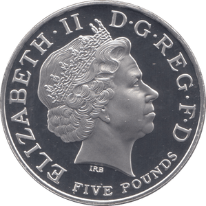 2006 SILVER PROOF FIVE POUND COIN 80TH BIRTHDAY QUEEN ELIZABETH - SILVER WORLD COINS - Cambridgeshire Coins