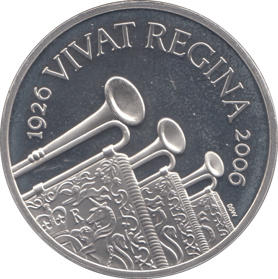 2006 SILVER PROOF FIVE POUNDS VIVAT REGINA - SILVER WORLD COINS - Cambridgeshire Coins