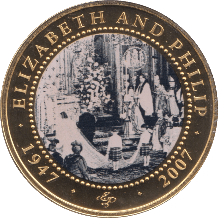 2007 ONE DOLLAR COOK ISLANDS ELIZABETH AND PHILIP 12 - ONE DOLLAR - Cambridgeshire Coins