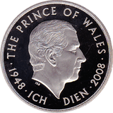 2008 FIVE POUND COIN PROOF PRINCE OF WALES