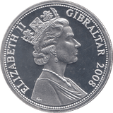 2008 SILVER PROOF HISTORY OF THE RAF ONE CROWN GIBRALTAR - SILVER WORLD COINS - Cambridgeshire Coins