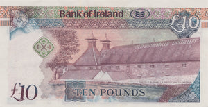 2008 TEN POUNDS BANK OF IRELAND IRE - 15 - £10 Banknotes - Cambridgeshire Coins