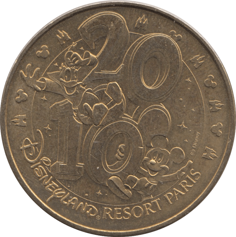 2009 DISNEY LAND RESORT TOKEN PARIS - OTHER TOKENS - Cambridgeshire Coins