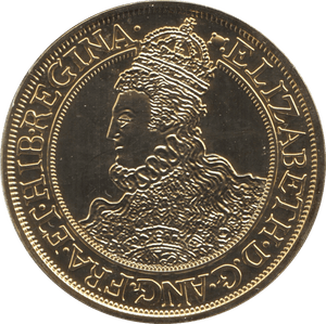 2009 GOLD PLATED SILVER MILLIONAIRES COLLECTION ELIZABETH I GOLD POUND - SILVER WORLD COINS - Cambridgeshire Coins