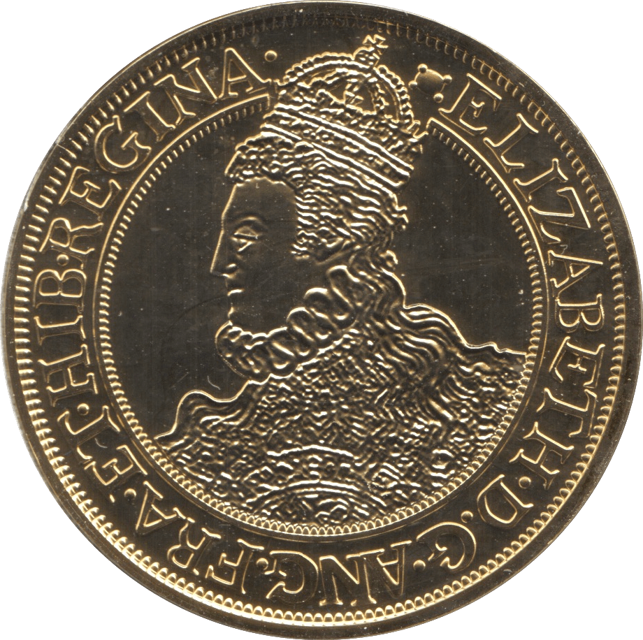 2009 GOLD PLATED SILVER MILLIONAIRES COLLECTION ELIZABETH I GOLD POUND - SILVER WORLD COINS - Cambridgeshire Coins