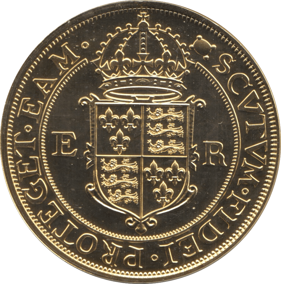 2009 GOLD PLATED SILVER MILLIONAIRES COLLECTION ELIZABETH I GOLD POUND - SILVER WORLD COINS - Cambridgeshire Coins