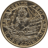 2009 GOLD PLATED SILVER MILLIONAIRES COLLECTION ELIZABETH I RYAL - SILVER WORLD COINS - Cambridgeshire Coins