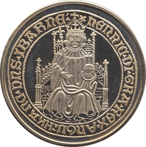 2009 GOLD PLATED SILVER MILLIONAIRES COLLECTION HENRY VII SOVEREIGN - SILVER WORLD COINS - Cambridgeshire Coins