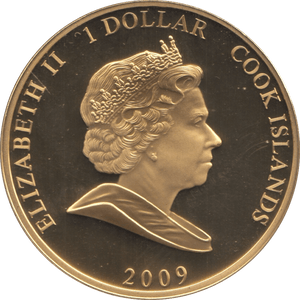 2009 ONE DOLLAR COOK ISLANDS ELIZABETH AND PHILIP 31 - ONE DOLLAR - Cambridgeshire Coins