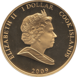 2009 ONE DOLLAR COOK ISLANDS ELIZABETH AND PHILIP 31 - ONE DOLLAR - Cambridgeshire Coins