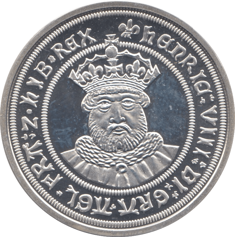 2009 SILVER PROOF MILLIONAIRES COLLECTION HENRY VIII TESTOON - SILVER WORLD COINS - Cambridgeshire Coins