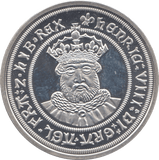 2009 SILVER PROOF MILLIONAIRES COLLECTION HENRY VIII TESTOON - SILVER WORLD COINS - Cambridgeshire Coins