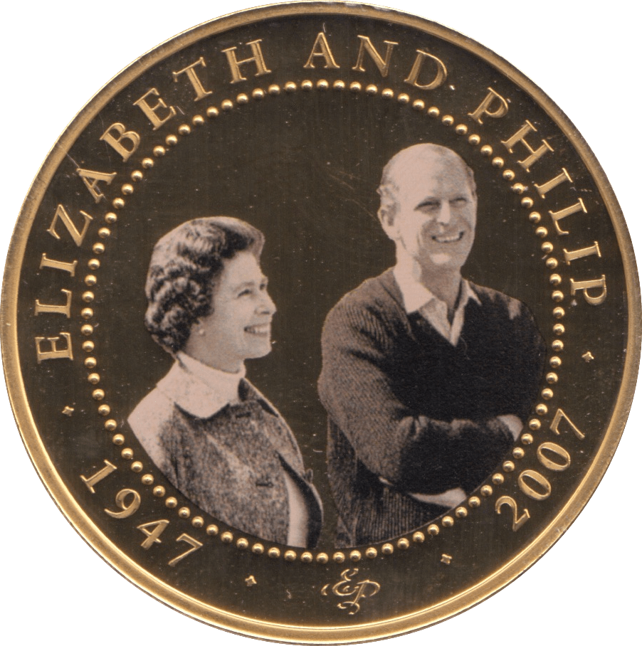 2010 ONE DOLLAR COOK ISLANDS ELIZABETH AND PHILIP 25 - ONE DOLLAR - Cambridgeshire Coins