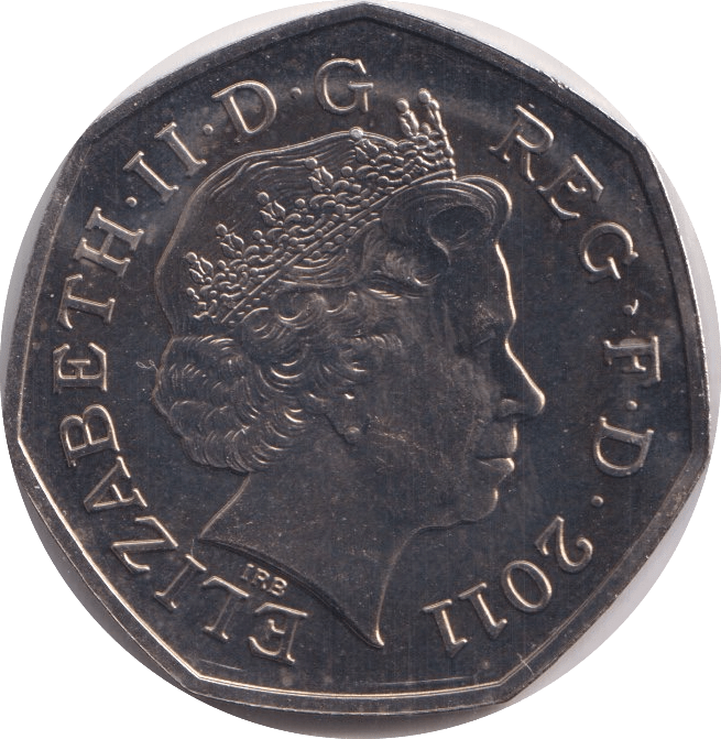 2011 FIFTY PENCE BRILLIANT UNCIRCULATED 50p BU Cambridgeshire Coins ...