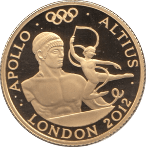 2011 OLYMPICS 2012 GOLD PROOF £25 APOLLO UNITED KINGDOM - GOLD WORLD COINS - Cambridgeshire Coins