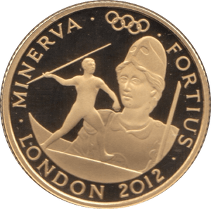 2012 OLYMPICS GOLD PROOF £25 MINERVA UNITED KINGDOM - GOLD WORLD COINS - Cambridgeshire Coins