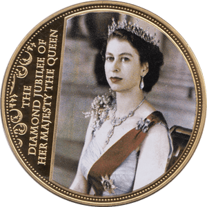 2012 QUEEN ELIZABETH 60 YEAR REIGN MEDALLION F108 - MEDALS & MEDALLIONS - Cambridgeshire Coins