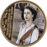 2012 QUEEN ELIZABETH 60 YEAR REIGN MEDALLION F108 - MEDALS & MEDALLIONS - Cambridgeshire Coins