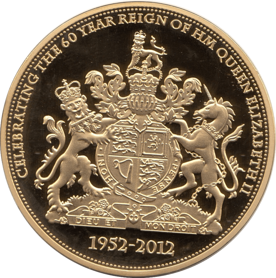 2012 QUEEN ELIZABETH 60 YEAR REIGN MEDALLION F108 - MEDALS & MEDALLIONS - Cambridgeshire Coins