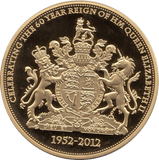 2012 QUEEN ELIZABETH 60 YEAR REIGN MEDALLION F108 - MEDALS & MEDALLIONS - Cambridgeshire Coins