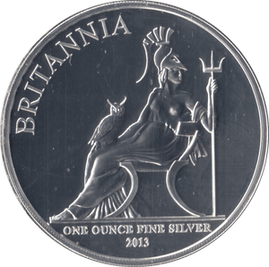 2013 SILVER BRITANNIA FIRST STRIKE TWO POUND COIN ( BU ) - SILVER WORLD COINS - Cambridgeshire Coins