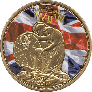 2014 MEDALLION SECOND WORLD WAR OPERATION OVERLORD F106 - MEDALS & MEDALLIONS - Cambridgeshire Coins