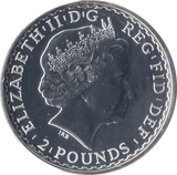 2014 SILVER BRITANNIA ' MULE ' LUNAR OBVERSE TWO POUND COIN ( BU ) - SILVER WORLD COINS - Cambridgeshire Coins