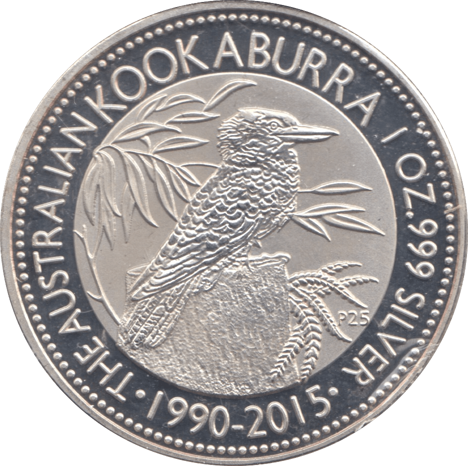 2015 999 FINE SILVER 1oz KOOKABURRA AUSTRALIA - SILVER WORLD COINS - Cambridgeshire Coins